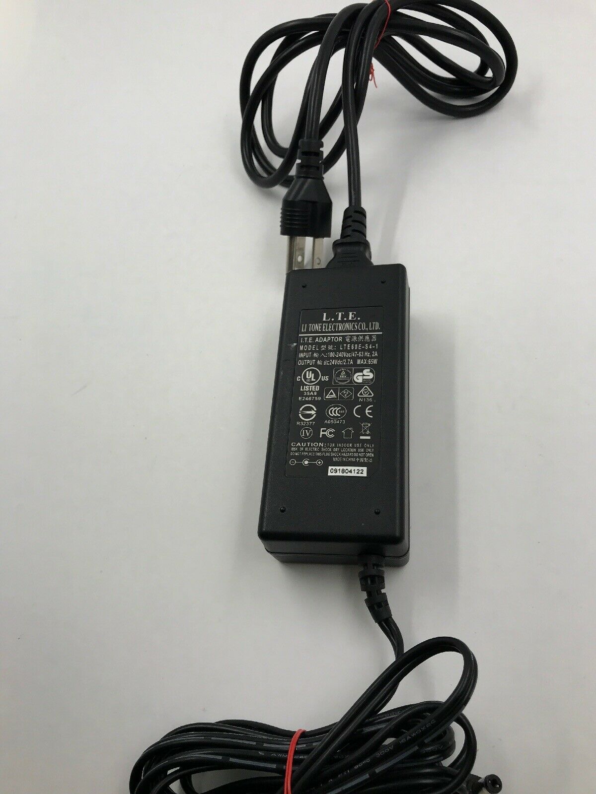 NEW LI Tone Electronics LTE60E-S4-1 power supply charger I.T.E. 24V 2.7A Adaptor